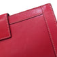 GUCCI Long Wallet Purse 153211 Calfskin Red W Hook Wallet