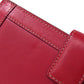 GUCCI Long Wallet Purse 153211 Calfskin Red W Hook Wallet