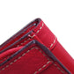 GUCCI Long Wallet Purse 153211 Calfskin Red W Hook Wallet