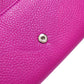 GUCCI Long Wallet Purse leather purple Half Horsebit