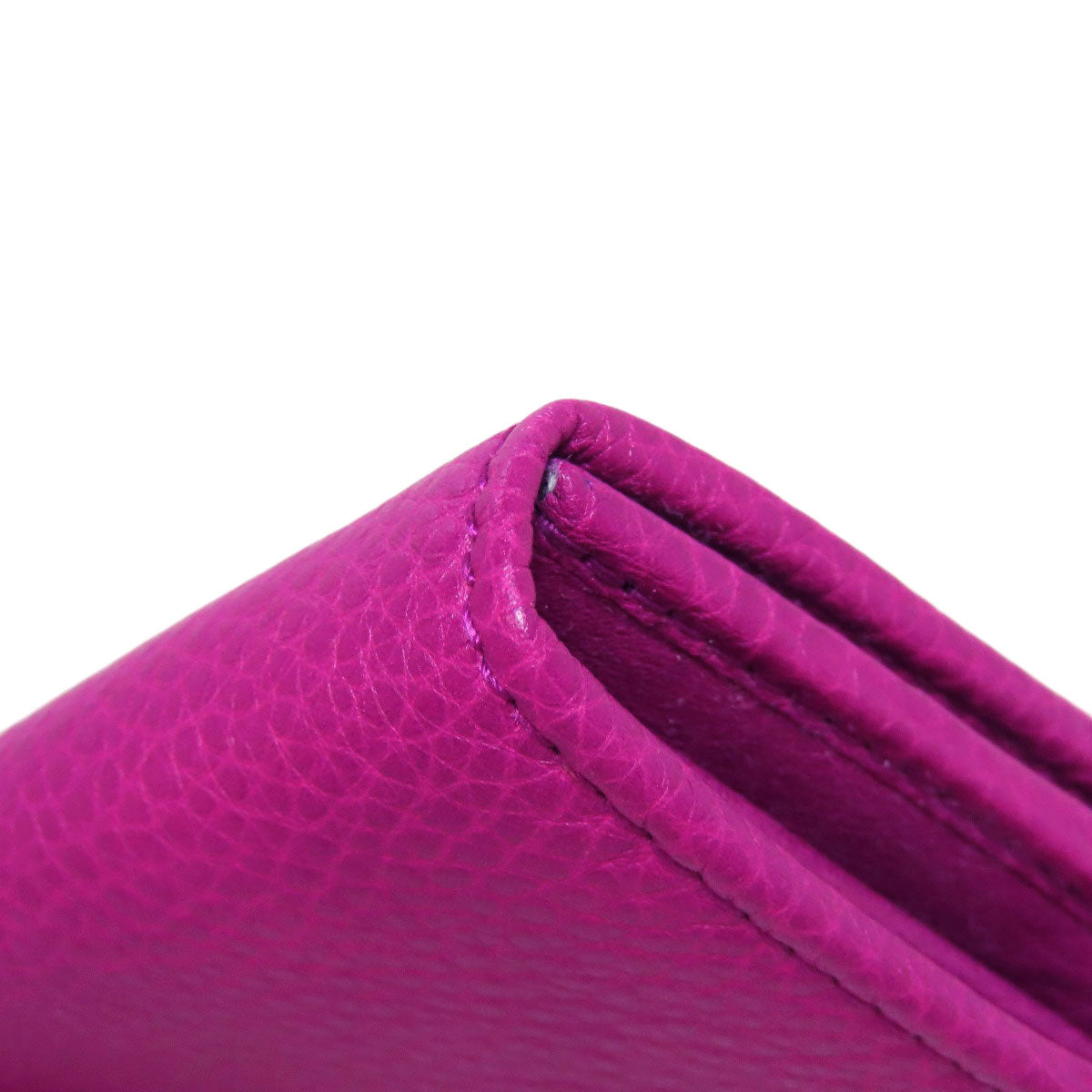 GUCCI Long Wallet Purse leather purple Half Horsebit