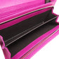GUCCI Long Wallet Purse leather purple Half Horsebit