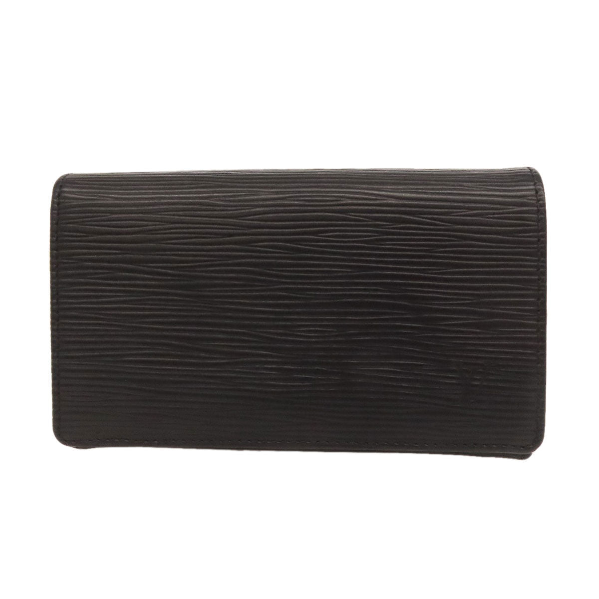 LOUIS VUITTON Bifold Wallet M63972 Epi black Portefeuille Tresol