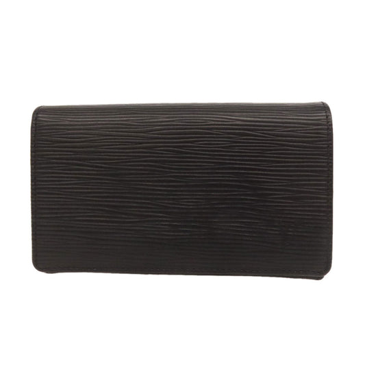 LOUIS VUITTON Bifold Wallet M63972 Epi black Portefeuille Tresol