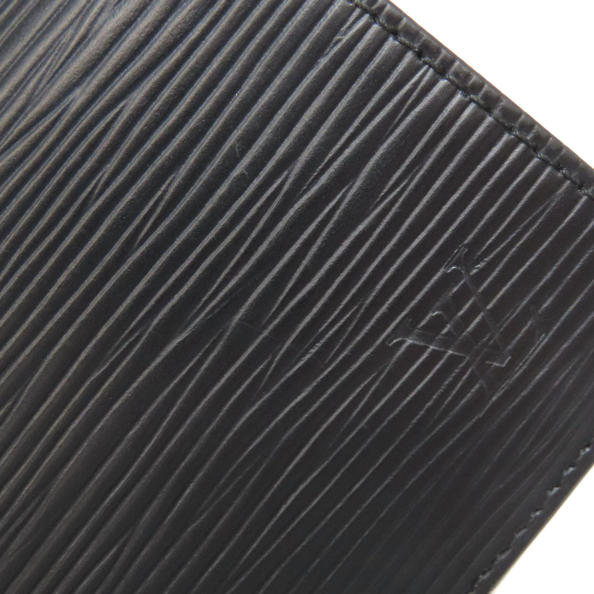 LOUIS VUITTON Bifold Wallet M63972 Epi black Portefeuille Tresol