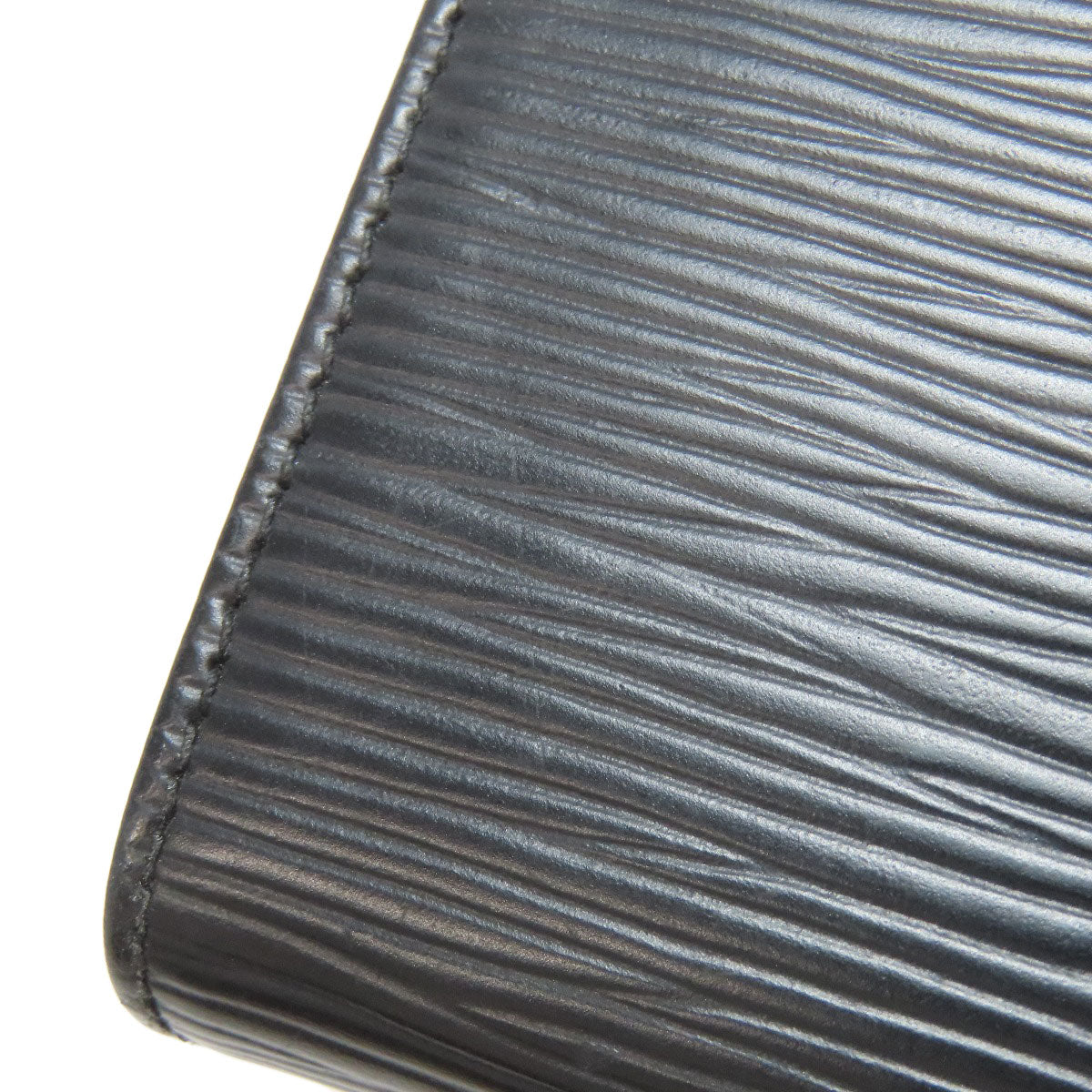 LOUIS VUITTON Bifold Wallet M63972 Epi black Portefeuille Tresol