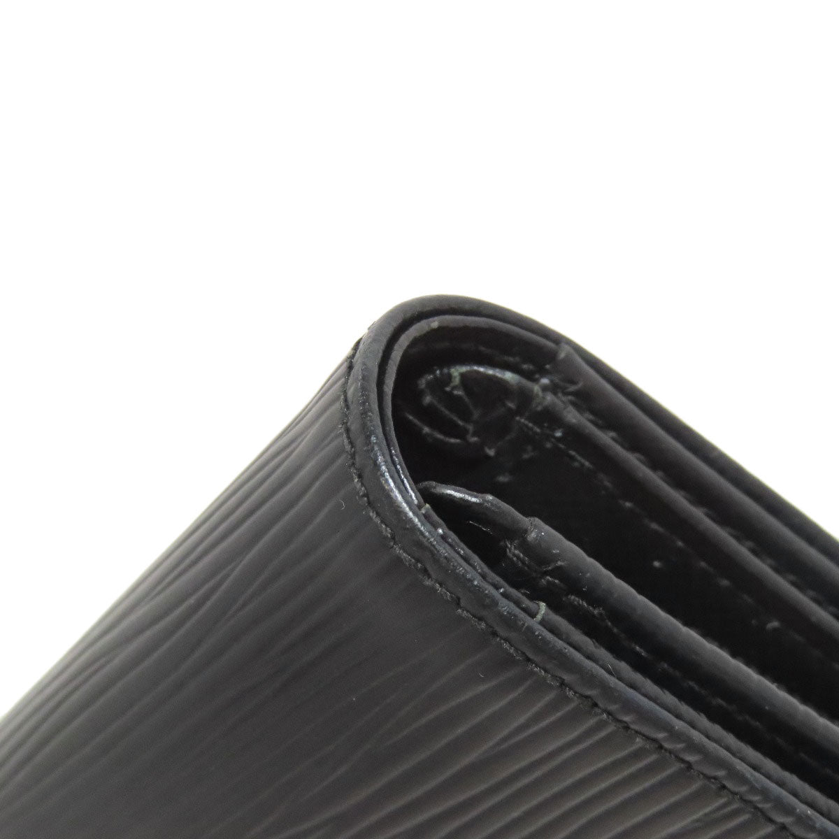 LOUIS VUITTON Bifold Wallet M63972 Epi black Portefeuille Tresol