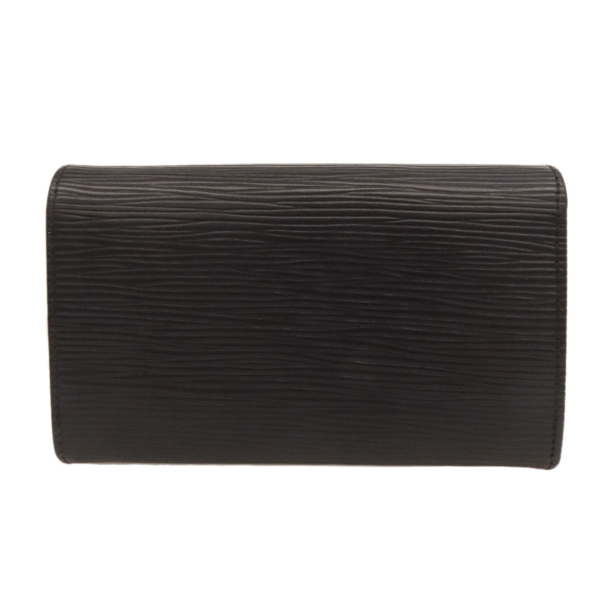LOUIS VUITTON Bifold Wallet M63972 Epi black Portefeuille Tresol