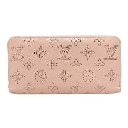 LOUIS VUITTON Long Wallet Purse M61868 Mahina leather pink Zippy wallet