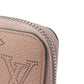 LOUIS VUITTON Long Wallet Purse M61868 Mahina leather pink Zippy wallet