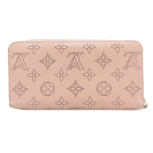 LOUIS VUITTON Long Wallet Purse M61868 Mahina leather pink Zippy wallet