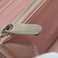 LOUIS VUITTON Long Wallet Purse M61868 Mahina leather pink Zippy wallet