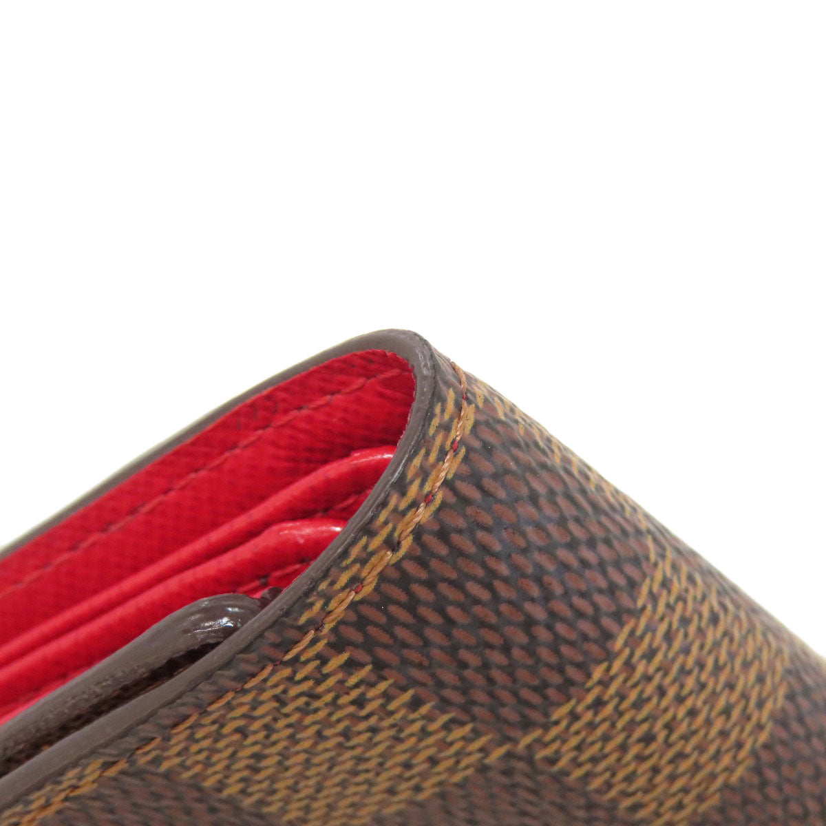 LOUIS VUITTON Bifold Wallet N60005 Damier canvas Brown Portefeuille and Koala