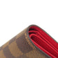 LOUIS VUITTON Bifold Wallet N60005 Damier canvas Brown Portefeuille and Koala