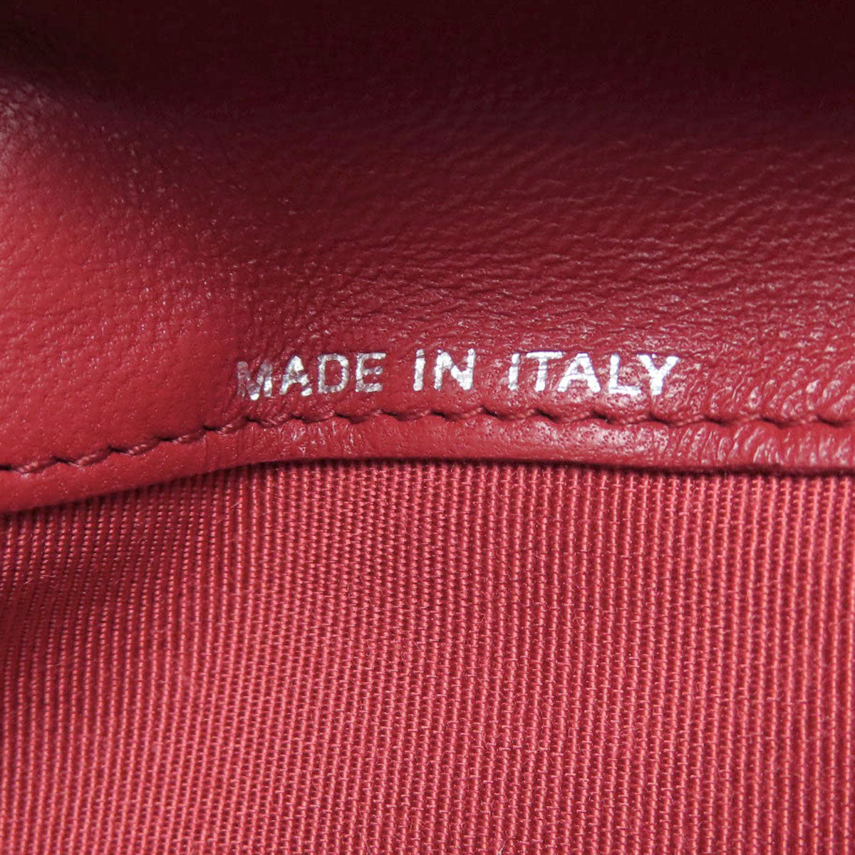 CHANEL Long Wallet Purse lambskin Red Matelasse COCO Mark SilverMetal