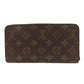LOUIS VUITTON Long Wallet Purse M81630 Monogram canvas Brown Zippy Wallet Vivienne