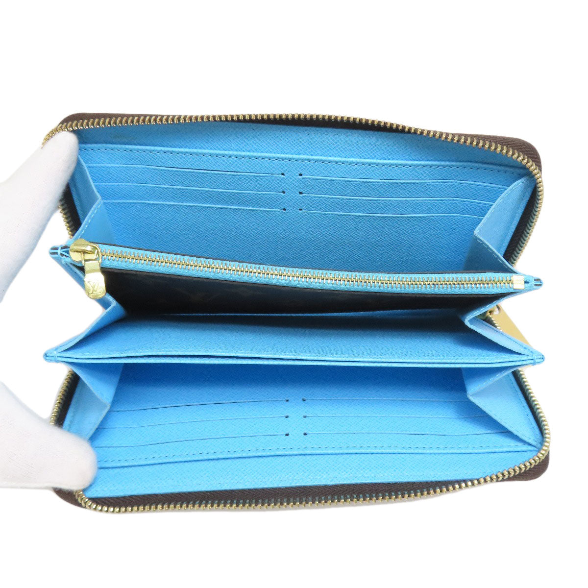 LOUIS VUITTON Long Wallet Purse M81630 Monogram canvas Brown Zippy Wallet Vivienne