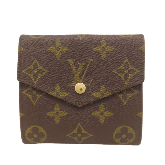 LOUIS VUITTON Bifold Wallet M61660 Monogram canvas Brown Portonet Bie Cult Credit