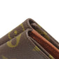 LOUIS VUITTON Bifold Wallet M61660 Monogram canvas Brown Portonet Bie Cult Credit
