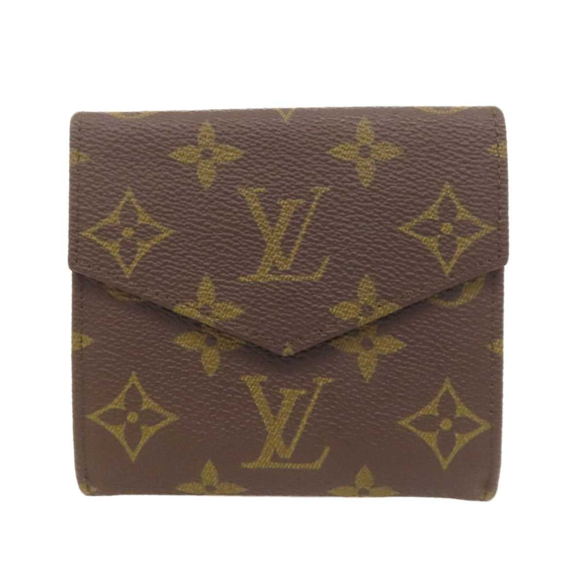LOUIS VUITTON Bifold Wallet M61660 Monogram canvas Brown Portonet Bie Cult Credit