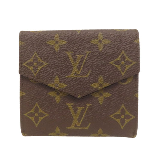 LOUIS VUITTON Bifold Wallet M61660 Monogram canvas Brown Portonet Bie Cult Credit