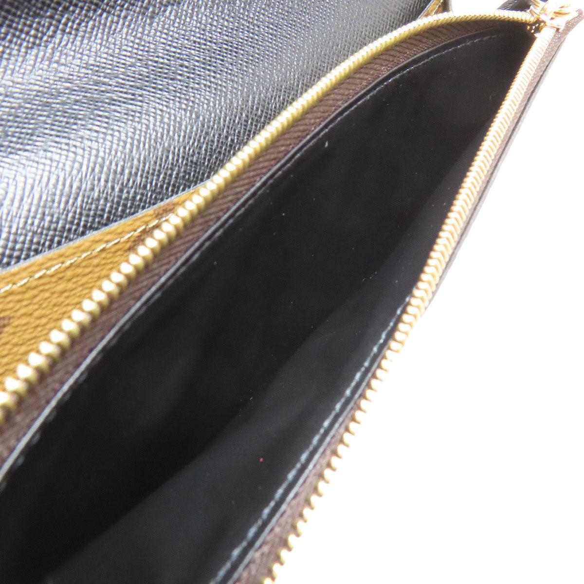 LOUIS VUITTON Long Wallet Purse M82157 Monogram reverse Brown Portefeuille Emily