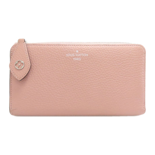 LOUIS VUITTON Long Wallet Purse M60148 leather pink Portefeuille comet