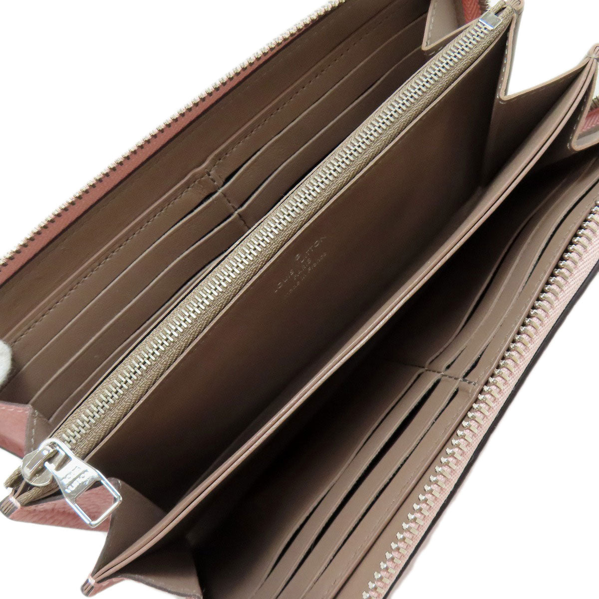 LOUIS VUITTON Long Wallet Purse M60148 leather pink Portefeuille comet
