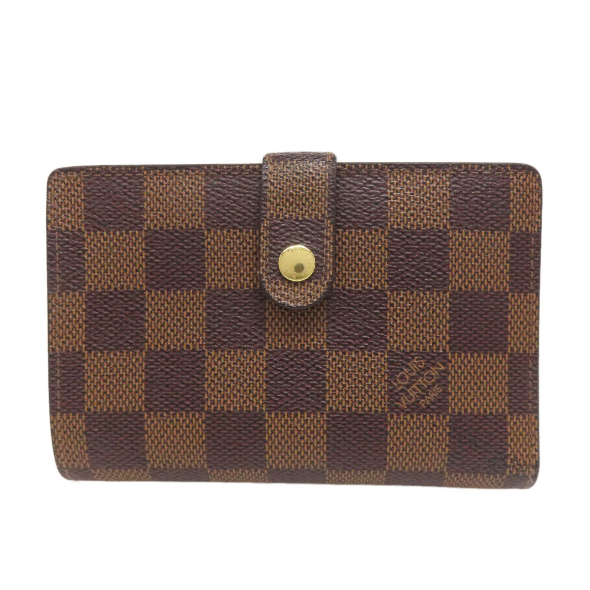 LOUIS VUITTON Bifold Wallet N61674 Damier canvas Brown Portefeuille Vienova