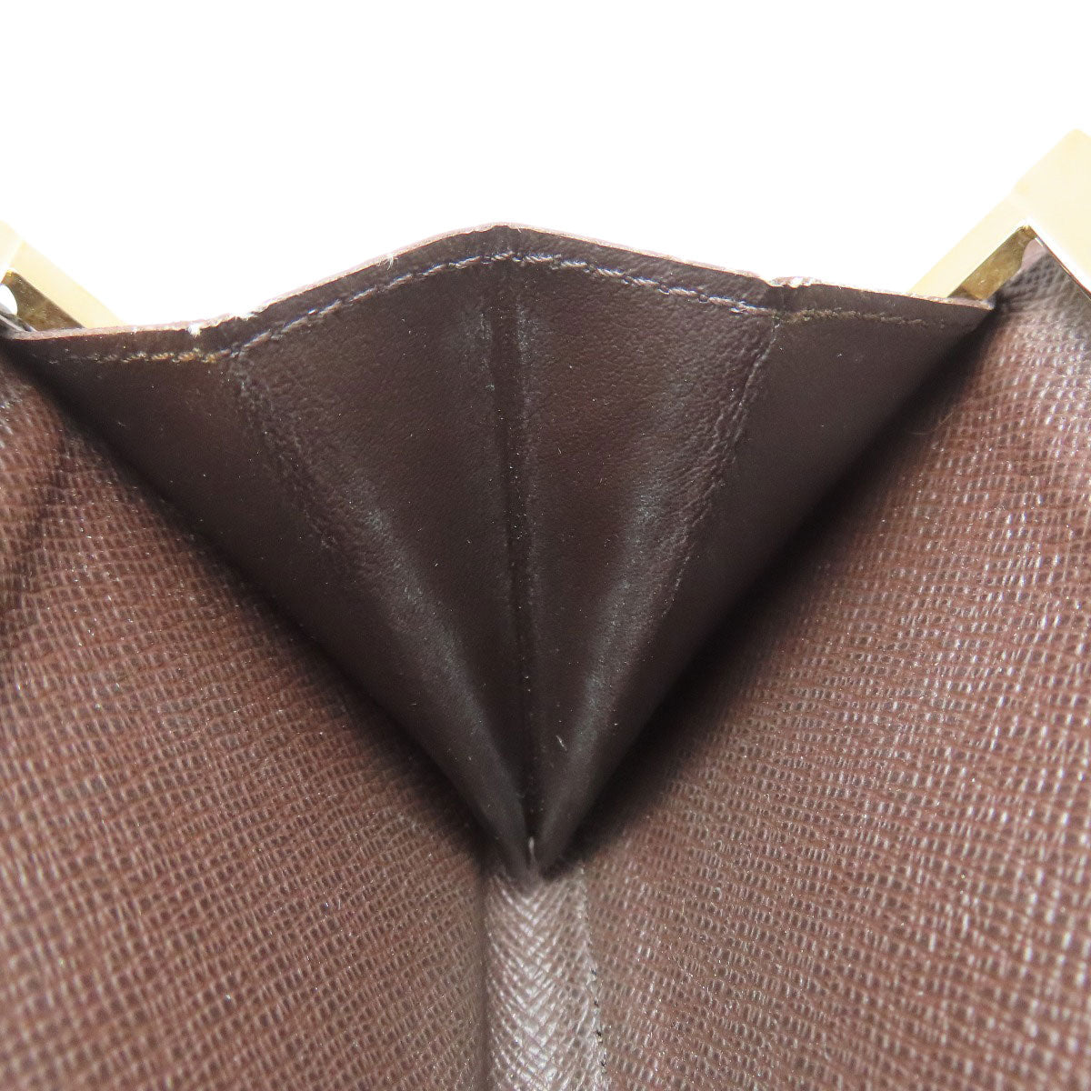 LOUIS VUITTON Bifold Wallet N61674 Damier canvas Brown Portefeuille Vienova