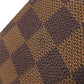 LOUIS VUITTON Bifold Wallet N61674 Damier canvas Brown Portefeuille Vienova