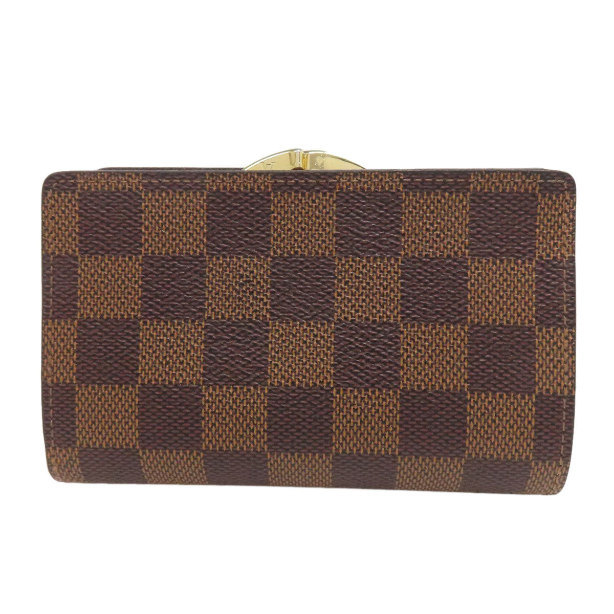 LOUIS VUITTON Bifold Wallet N61674 Damier canvas Brown Portefeuille Vienova