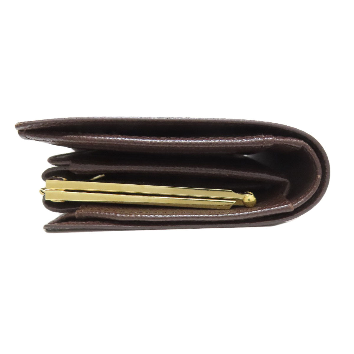 LOUIS VUITTON Bifold Wallet N61674 Damier canvas Brown Portefeuille Vienova