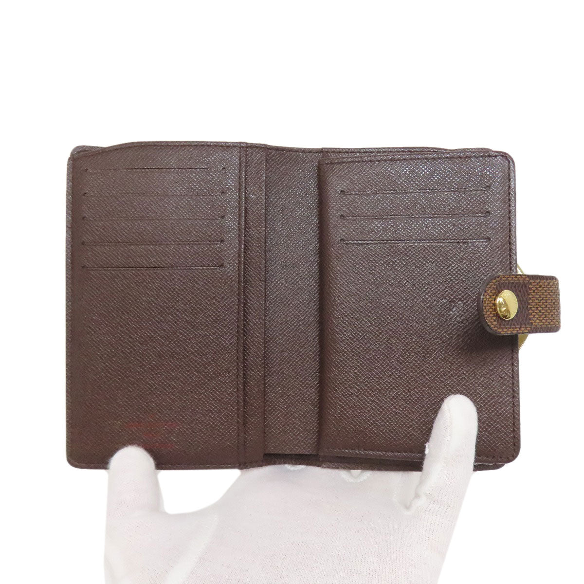 LOUIS VUITTON Bifold Wallet N61674 Damier canvas Brown Portefeuille Vienova
