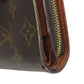 LOUIS VUITTON Bifold Wallet M61667 Monogram canvas Brown Compact zip