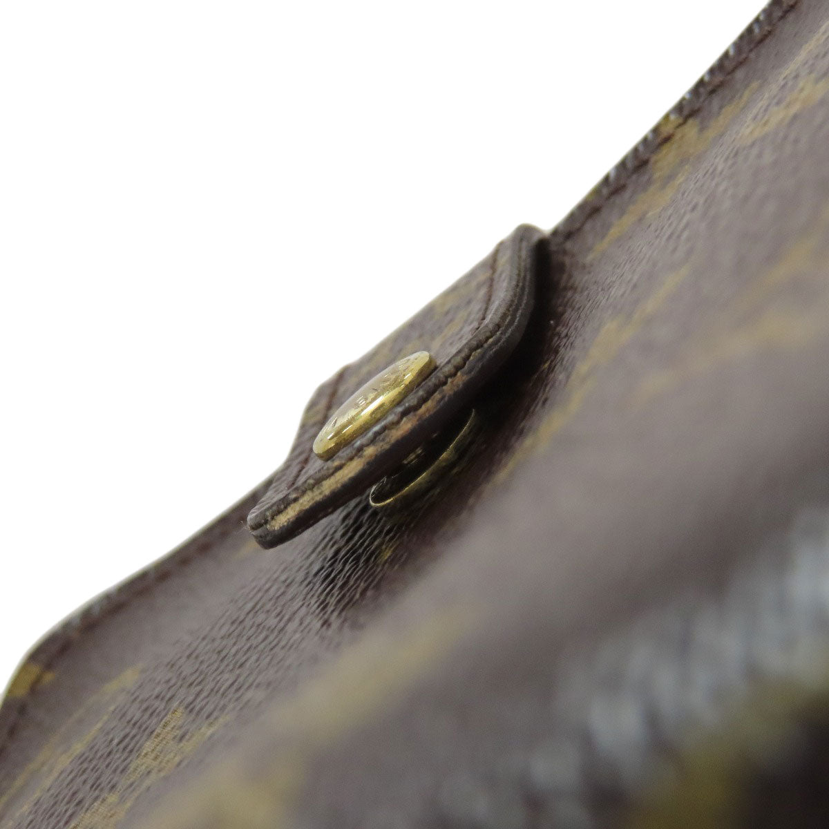 LOUIS VUITTON Bifold Wallet M61667 Monogram canvas Brown Compact zip