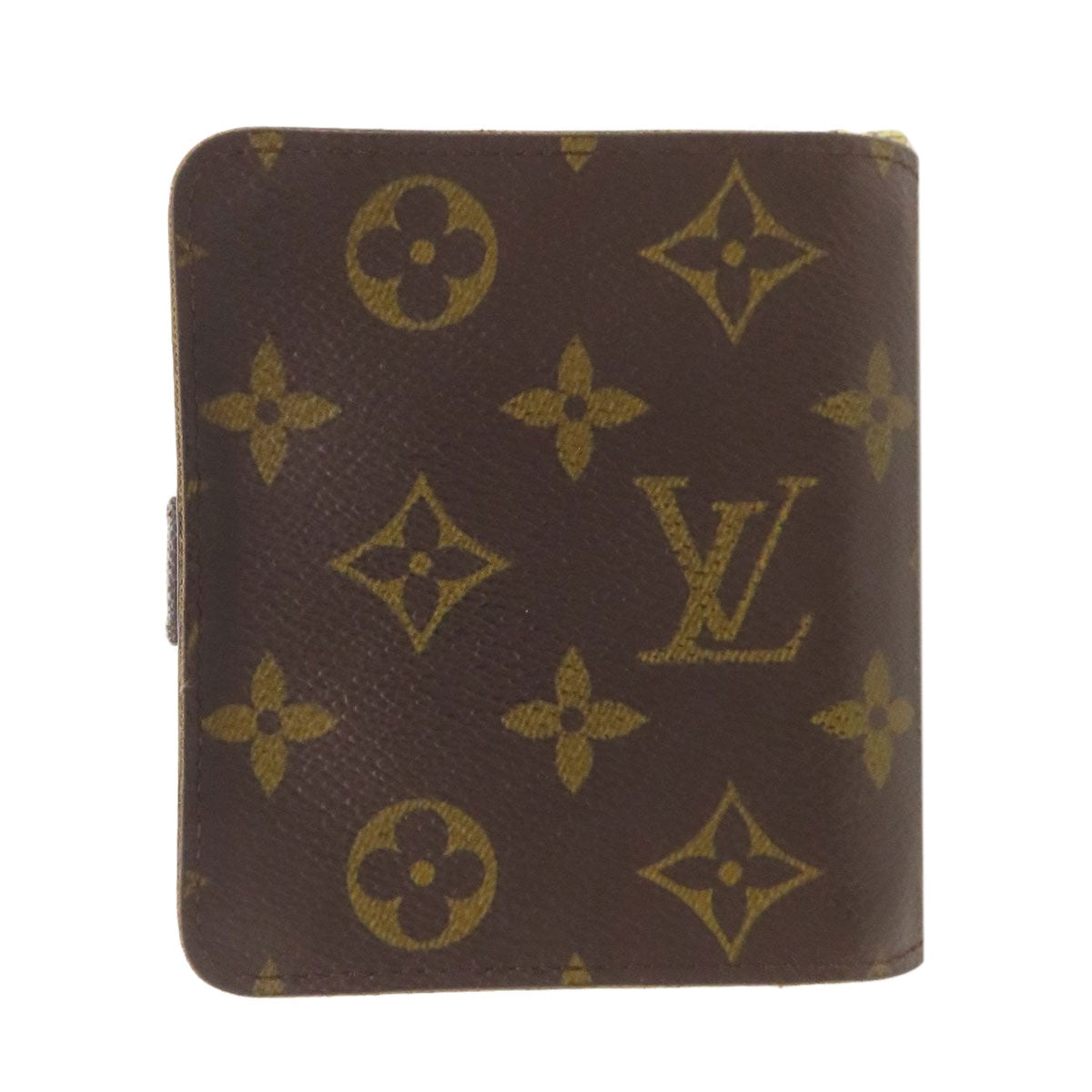 LOUIS VUITTON Bifold Wallet M61667 Monogram canvas Brown Compact zip