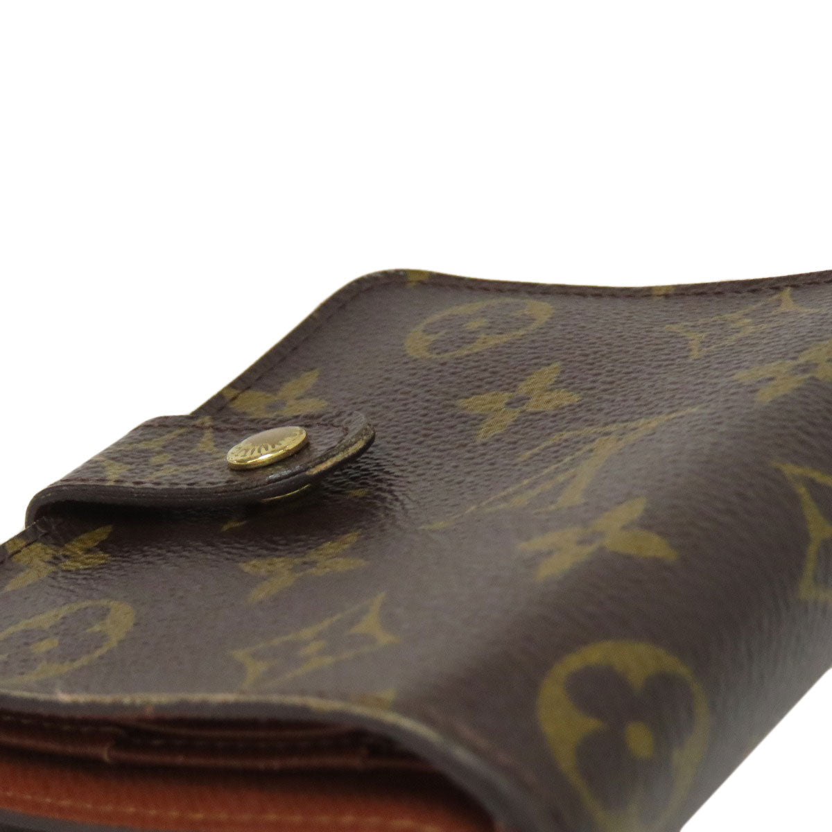 LOUIS VUITTON Bifold Wallet M61667 Monogram canvas Brown Compact zip