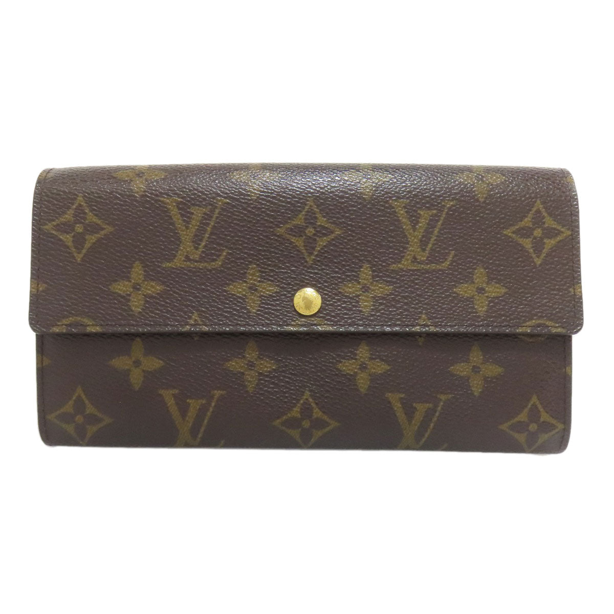 LOUIS VUITTON Long Wallet Purse M61734 Monogram canvas Brown Portefeuille Sala (formerly)