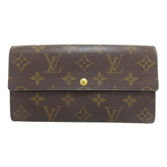 LOUIS VUITTON Long Wallet Purse M61734 Monogram canvas Brown Portefeuille Sala (formerly)