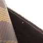 LOUIS VUITTON Long Wallet Purse N63209 Damier canvas Brown Portefeuille Sara