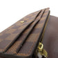 LOUIS VUITTON Long Wallet Purse N63209 Damier canvas Brown Portefeuille Sara