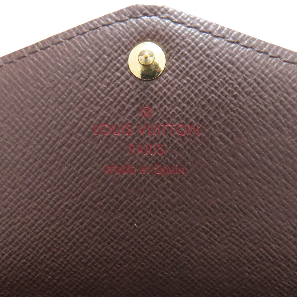 LOUIS VUITTON Long Wallet Purse N63209 Damier canvas Brown Portefeuille Sara