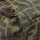 FENDI Handbag canvas Brown Zucca Pattern