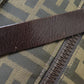 FENDI Handbag canvas Brown Zucca Pattern