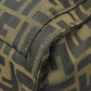 FENDI Handbag canvas Brown Zucca Pattern