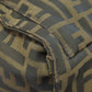FENDI Handbag canvas Brown Zucca Pattern