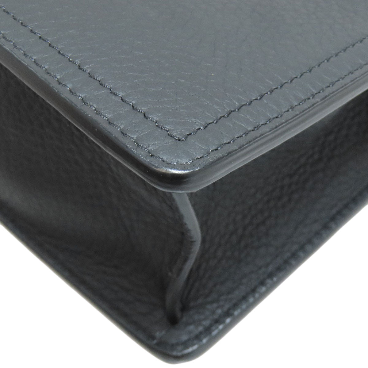 BURBERRY Shoulder Bag leather black logo