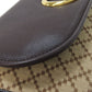 GUCCI Shoulder Bag 251820 canvas Brown Diamante ChainShoulder