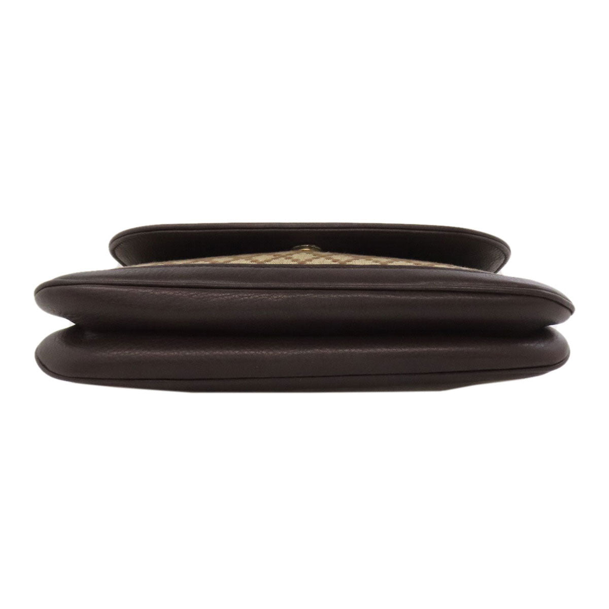 GUCCI Shoulder Bag 251820 canvas Brown Diamante ChainShoulder